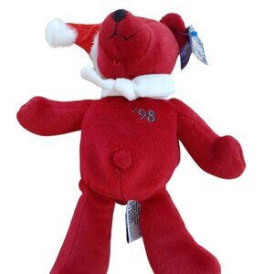 Vintage Limited Treasures Holiday Christmas Bears Edition '98 Plush Stuffed Toy